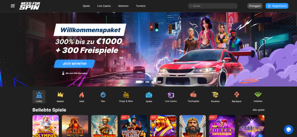 NeedforSpin Startseite