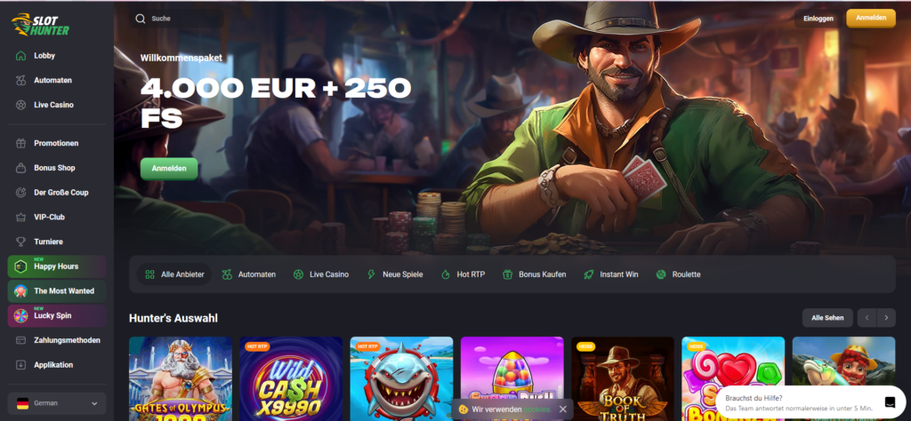 Slothunter Casino Startseite